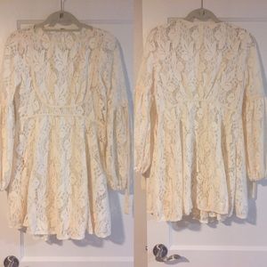 Free People Rubi Lace Mini Dress